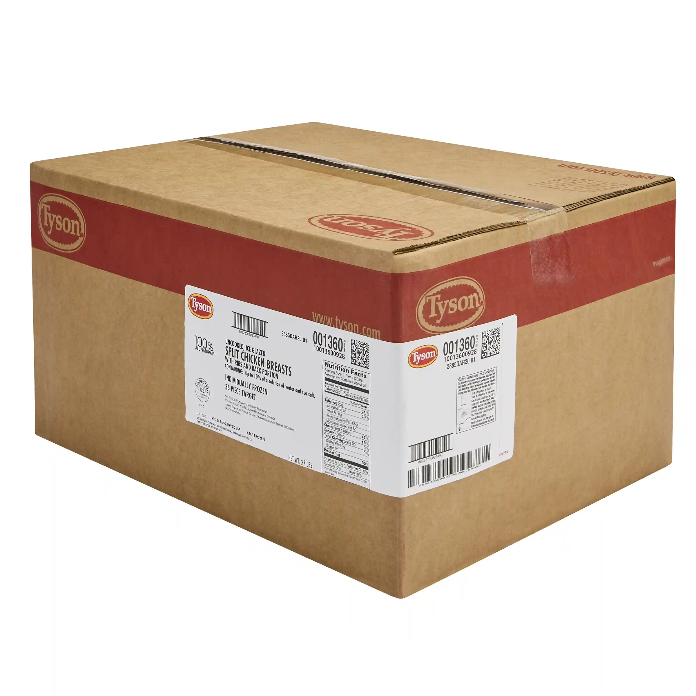 Tyson® All Natural* IF Unbreaded Split Chicken Breasts with Ribs and Back_image_5