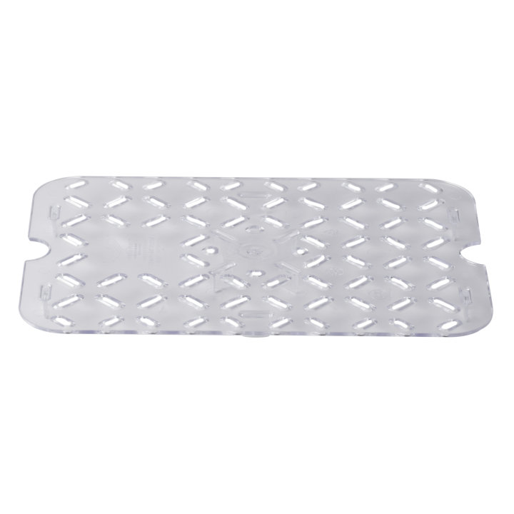 Half-size Super Pan® clear low-temperature plastic false bottom