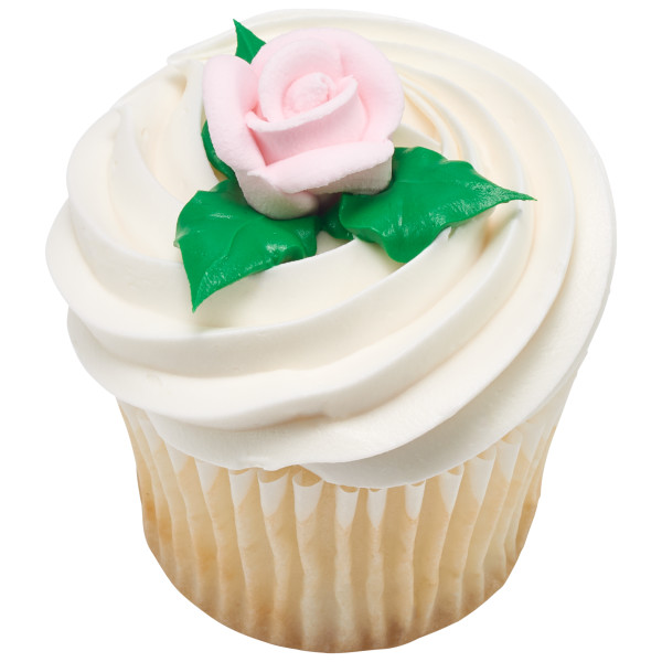 Sugarfair™ Brides Pink Small Classic Sugar Rose Decorations