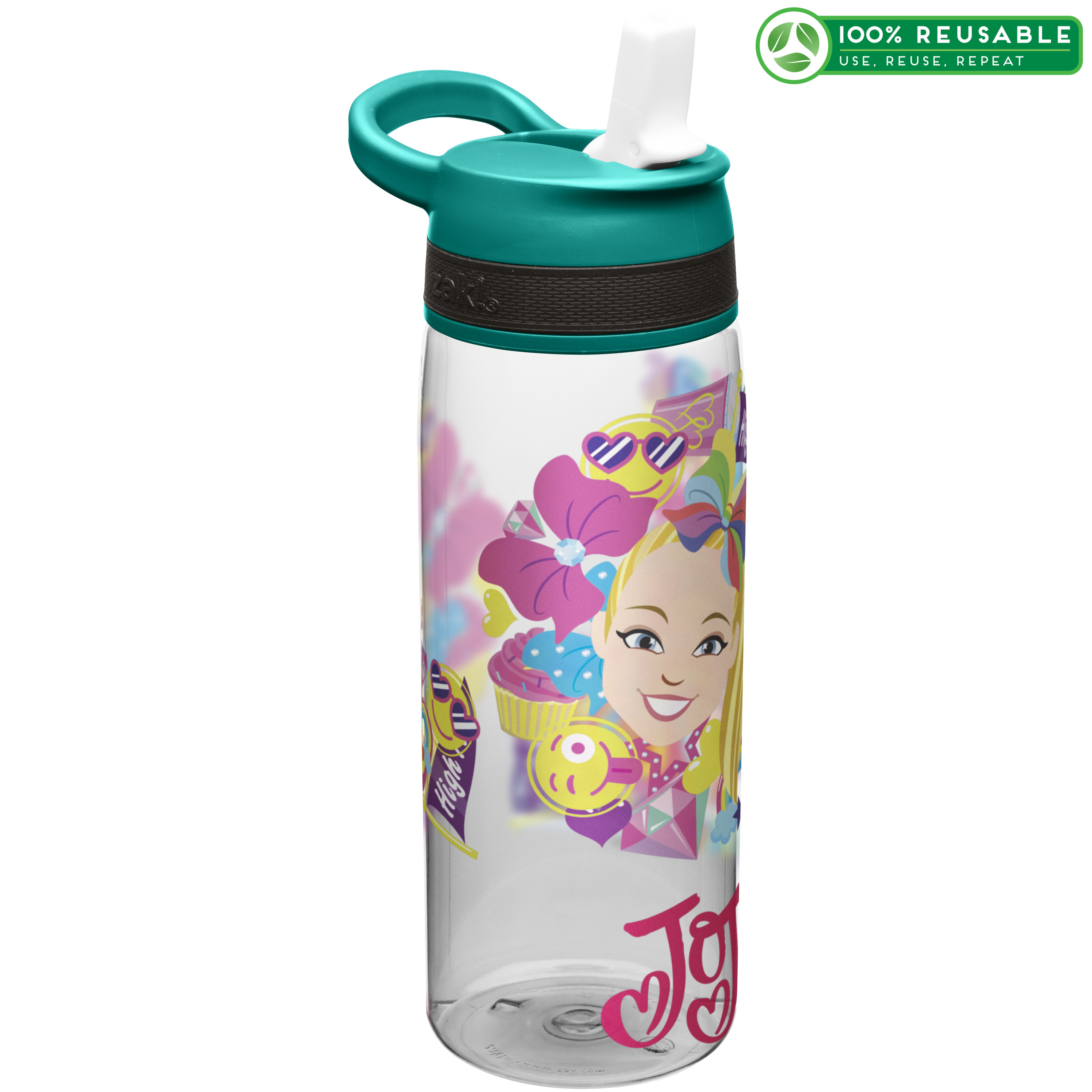 JoJo Siwa 25 ounce Water Bottle, JoJo & BowBow slideshow image 1 JoJo Siwa 25 ounce Water Bottle, JoJo & BowBow slideshow image 1