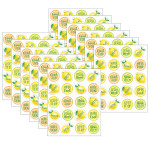 Teacher Created Resources&reg; Lemon Zest Stickers, 120 Per Pack, 12 Packs TCR8484-12