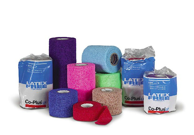 Co-Plus® LF Self-adherent Closure Compression Bandage, 6 Inch x 5 Yard