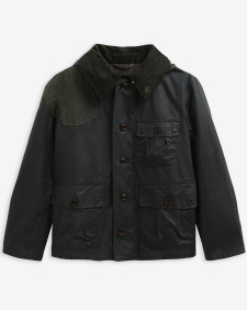 Barbour x TO KI TO Forest Waxed Jacket Sage