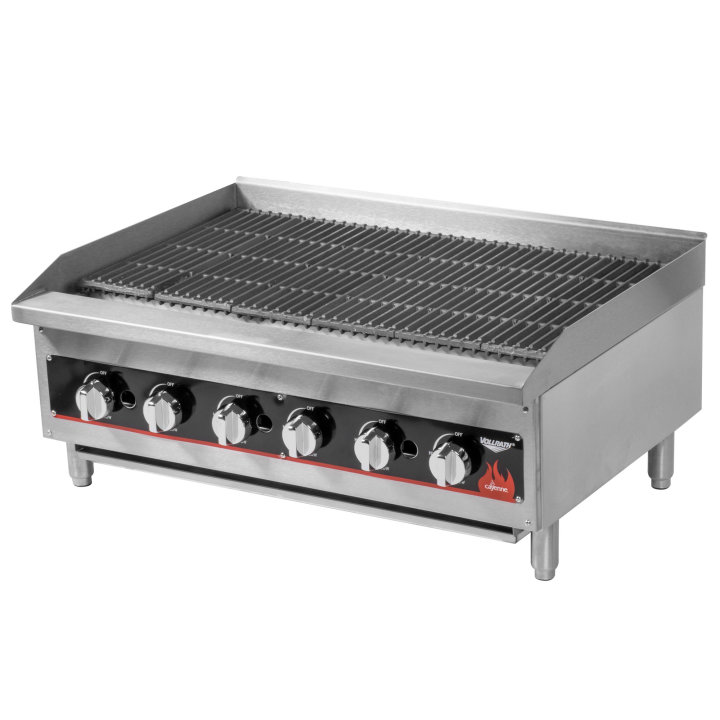 36-inch Cayenne® medium-duty radiant / lava rock charbroiler