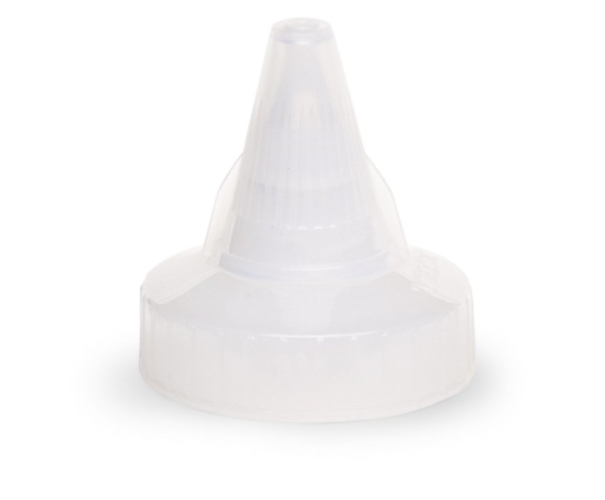 Traex® squeeze dispenser clear closeable single-tip replacement cap