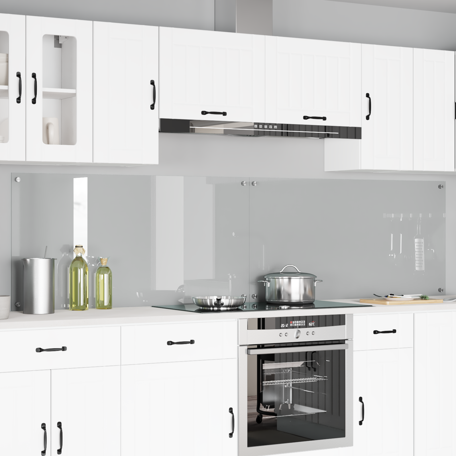 Keukenachterwand 2 pcs Doorzichtig 120 x 60 cm gehard glas image 2