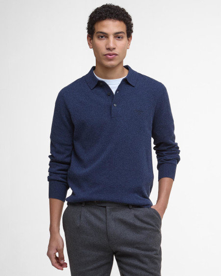 Hutherston Knitted Polo Shirt