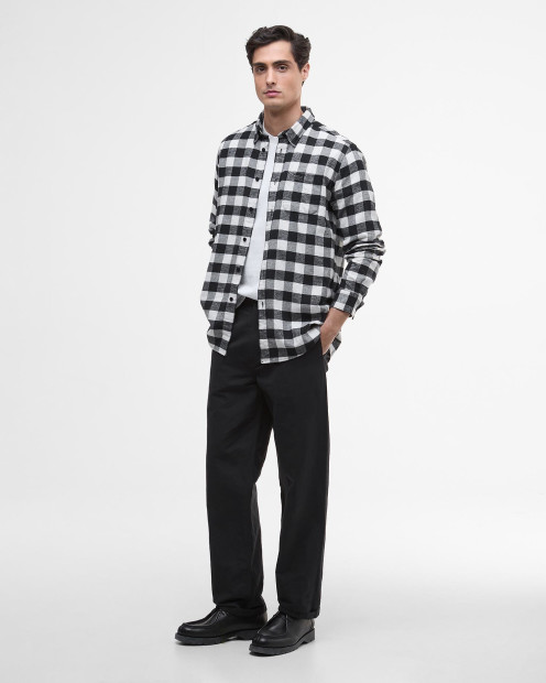 Blackstreak Gingham Long-Sleeved Shirt Black