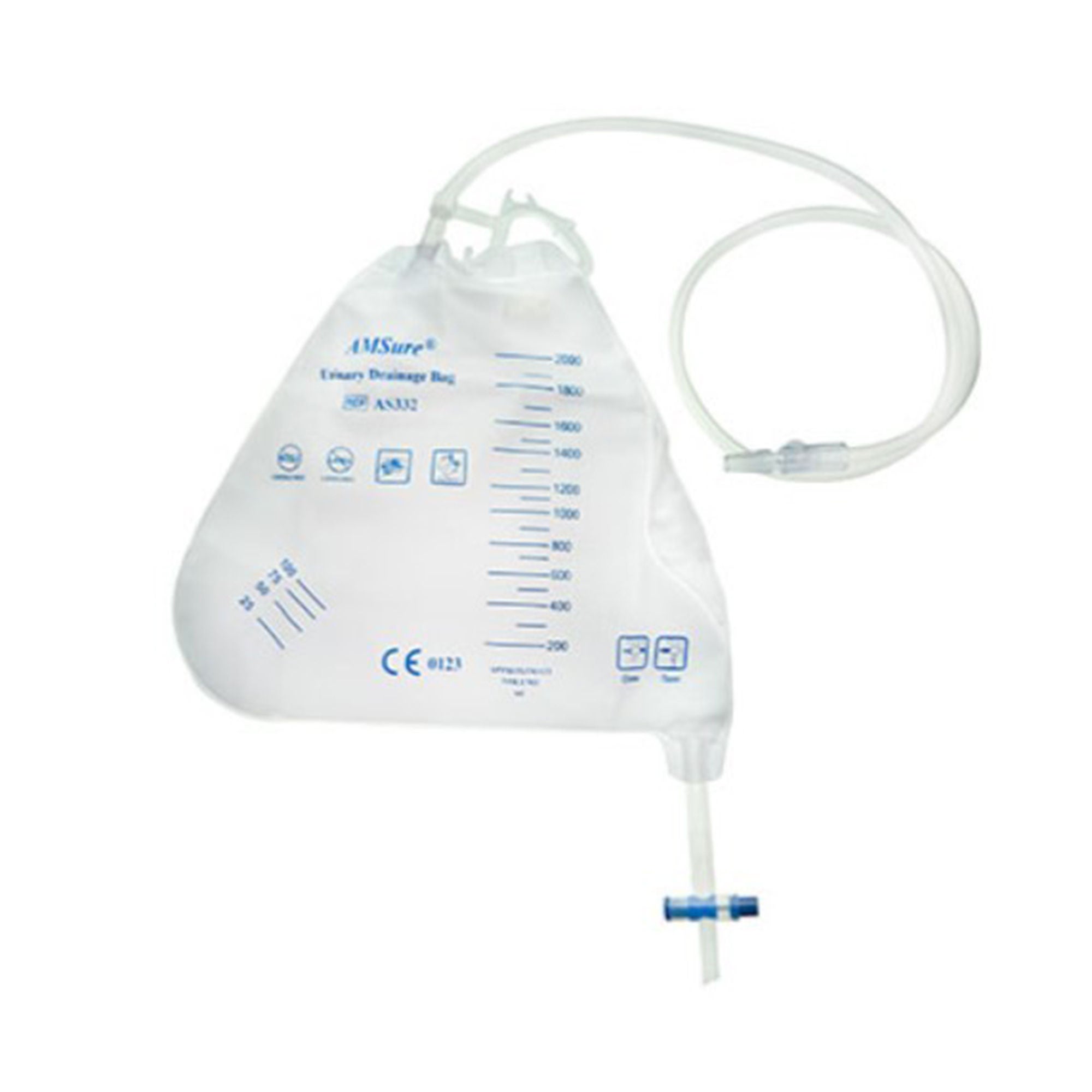 AMSure® Urinary Drain Bag With Universal Hanger