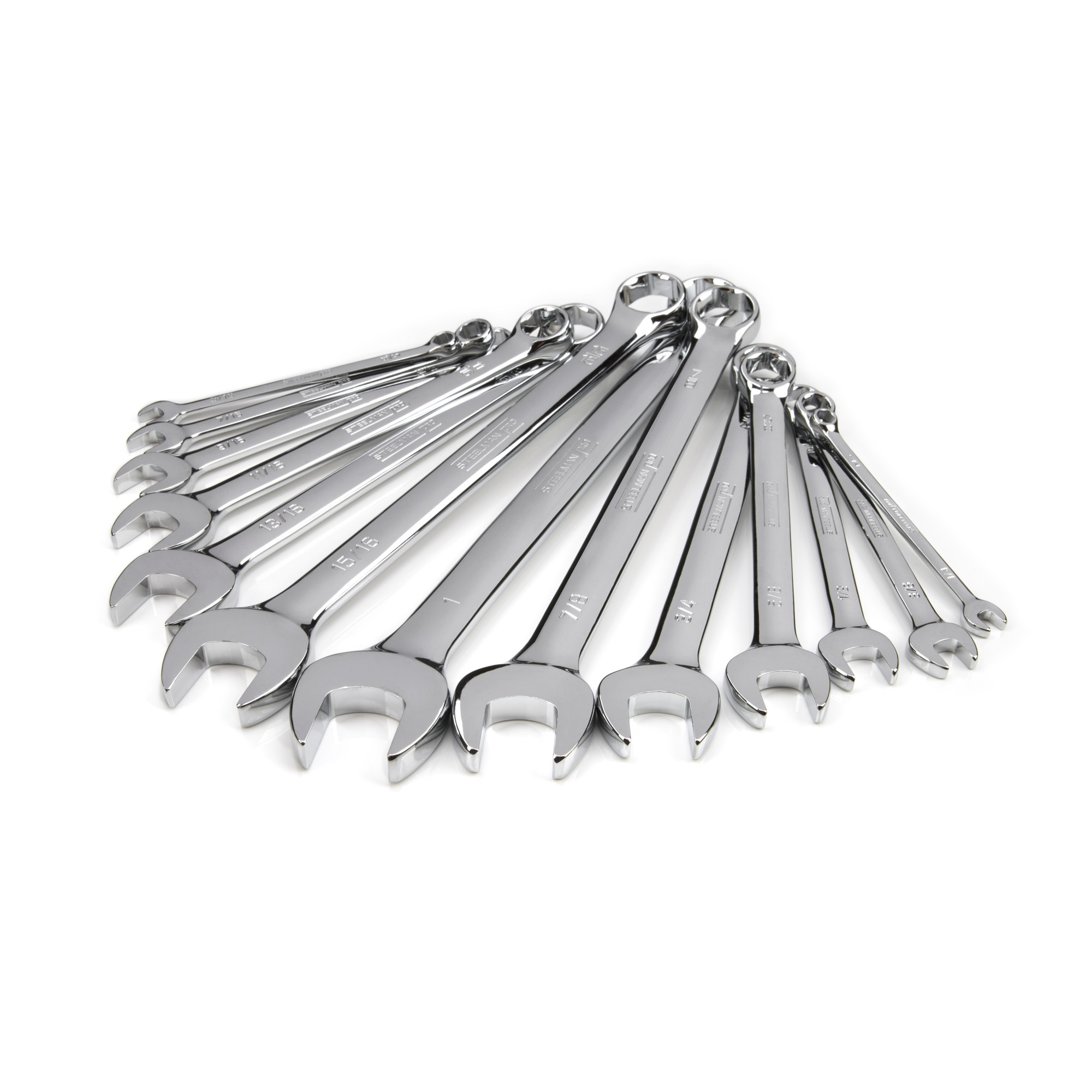 Steelman Pro 13 Stück SAE 6-Punkt Kombination Schraubenschlüssel Set 78348 - Bild 2 von 6