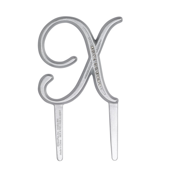 2.5" X Diamond Letter Monogram