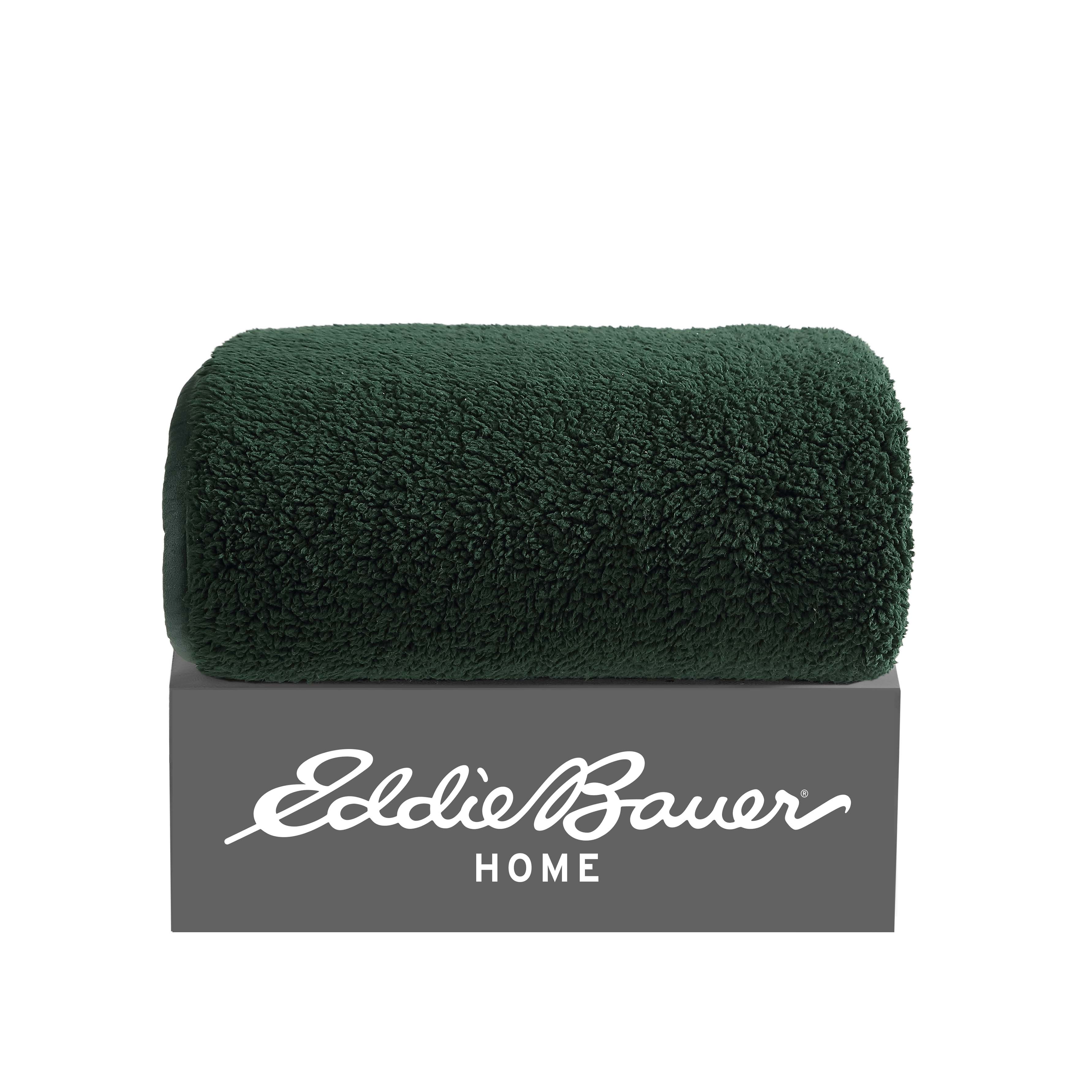 Eddie Bauer Plush-Fleece Throw Blanket