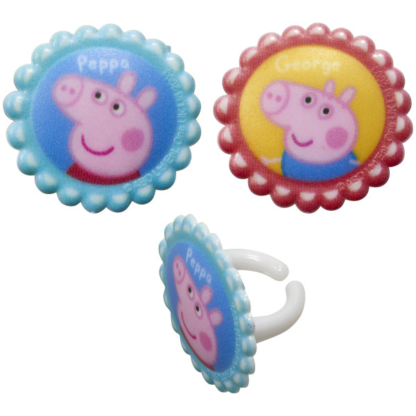 Peppa Pig™ Siblings Cupcake Rings