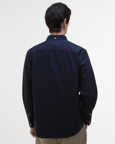 Dunand Oversized Long-Sleeved Oxford Shirt Classic Navy