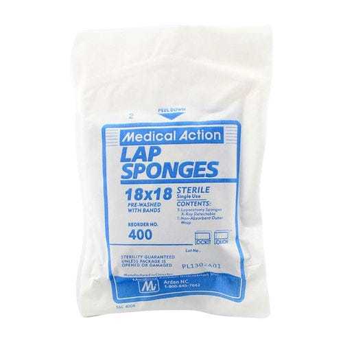 Lap Sponge Sterile 18" x 18"