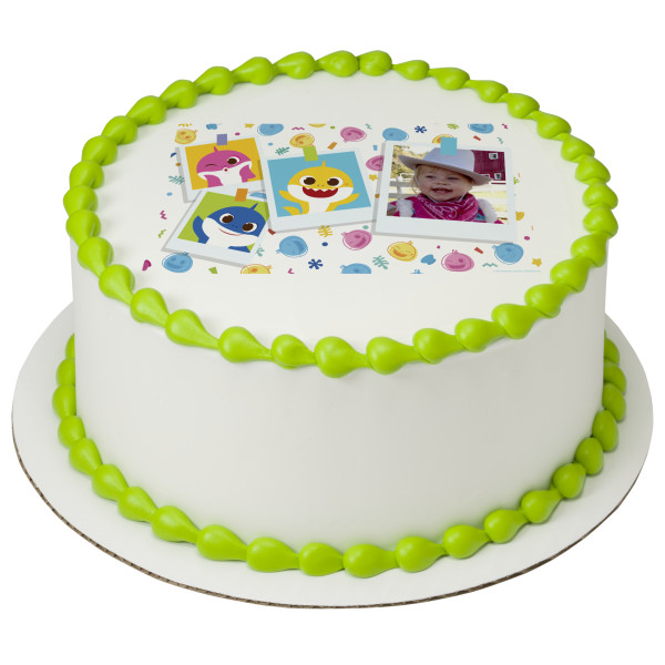 Baby Shark Finning PhotoCake® Edible Image® Frame
