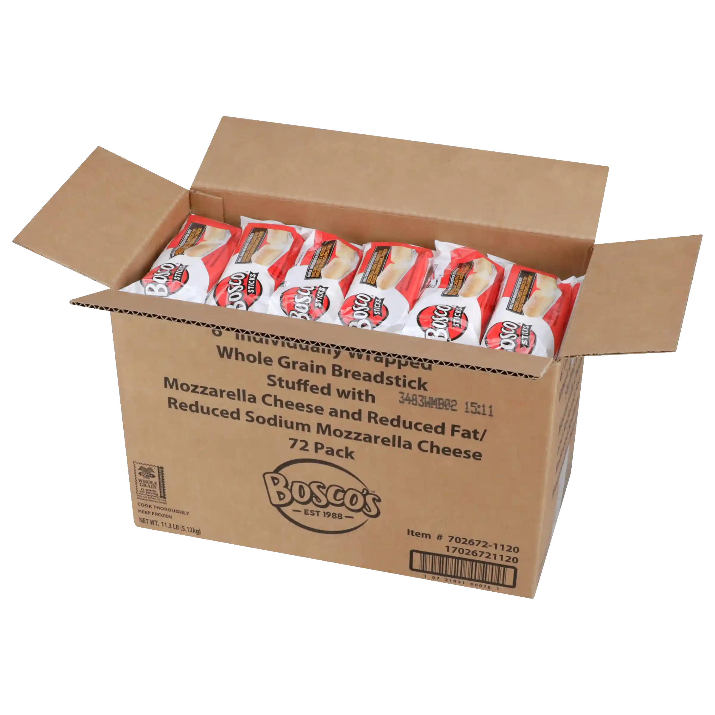 Bosco® Individually Wrapped Whole Grain Cheese Stuffed Breadsticks, 2.50 oz._image_4