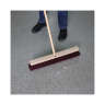 Boardwalk, 24in, Floor Brush Head, Polypropylene Bristles, Maroon
