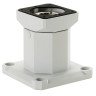 Compact Series 2 Rotational Base Bracket fits 45x60mm Lt Gray Aluminum