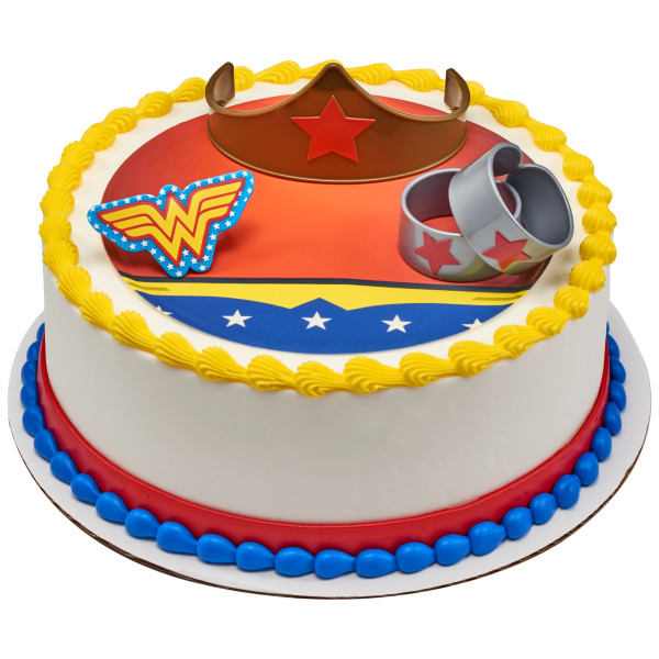 Wonder Woman™ Strength & Power PhotoCake® Edible Image® DecoSet® Background