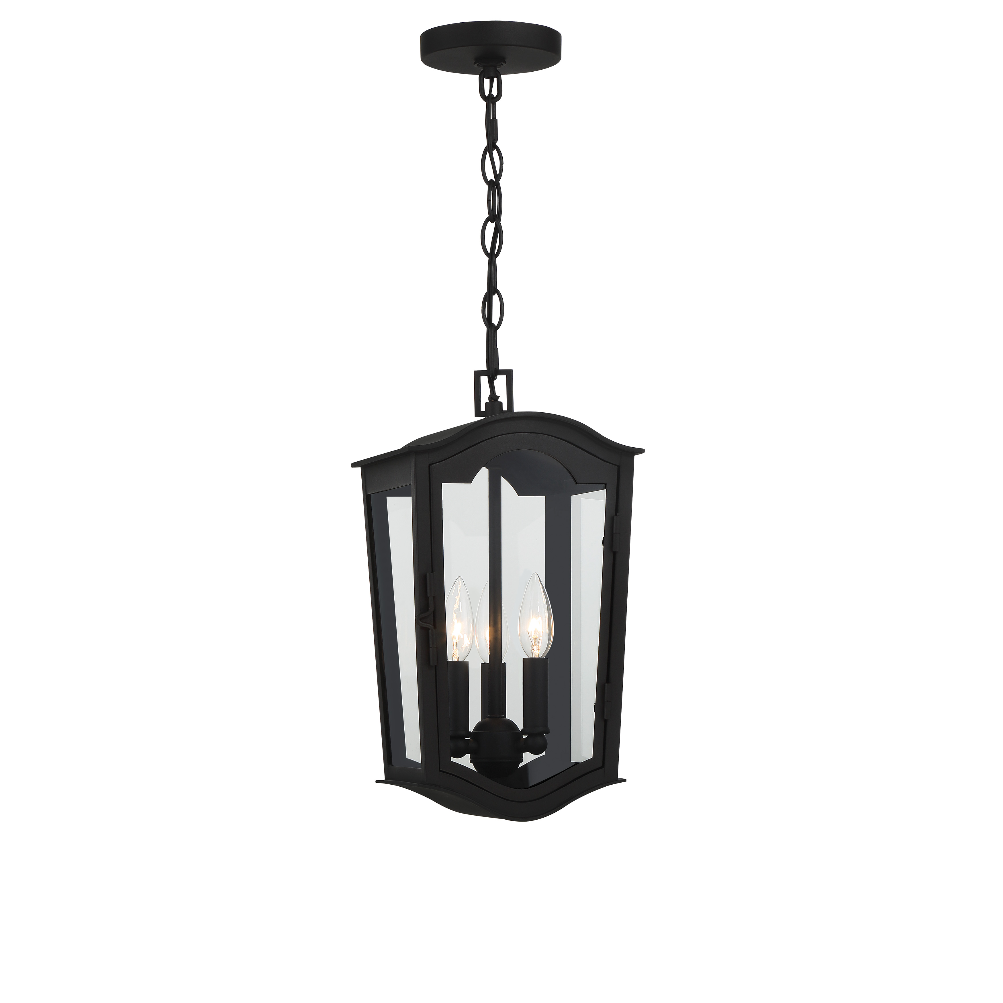 Houghton Hall - 3 Light Outdoor Chain Hung Lantern
