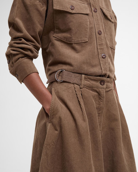 Yasmin Cord Midi Skirt