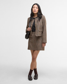 Sophia Wool Mini Skirt Multi Check