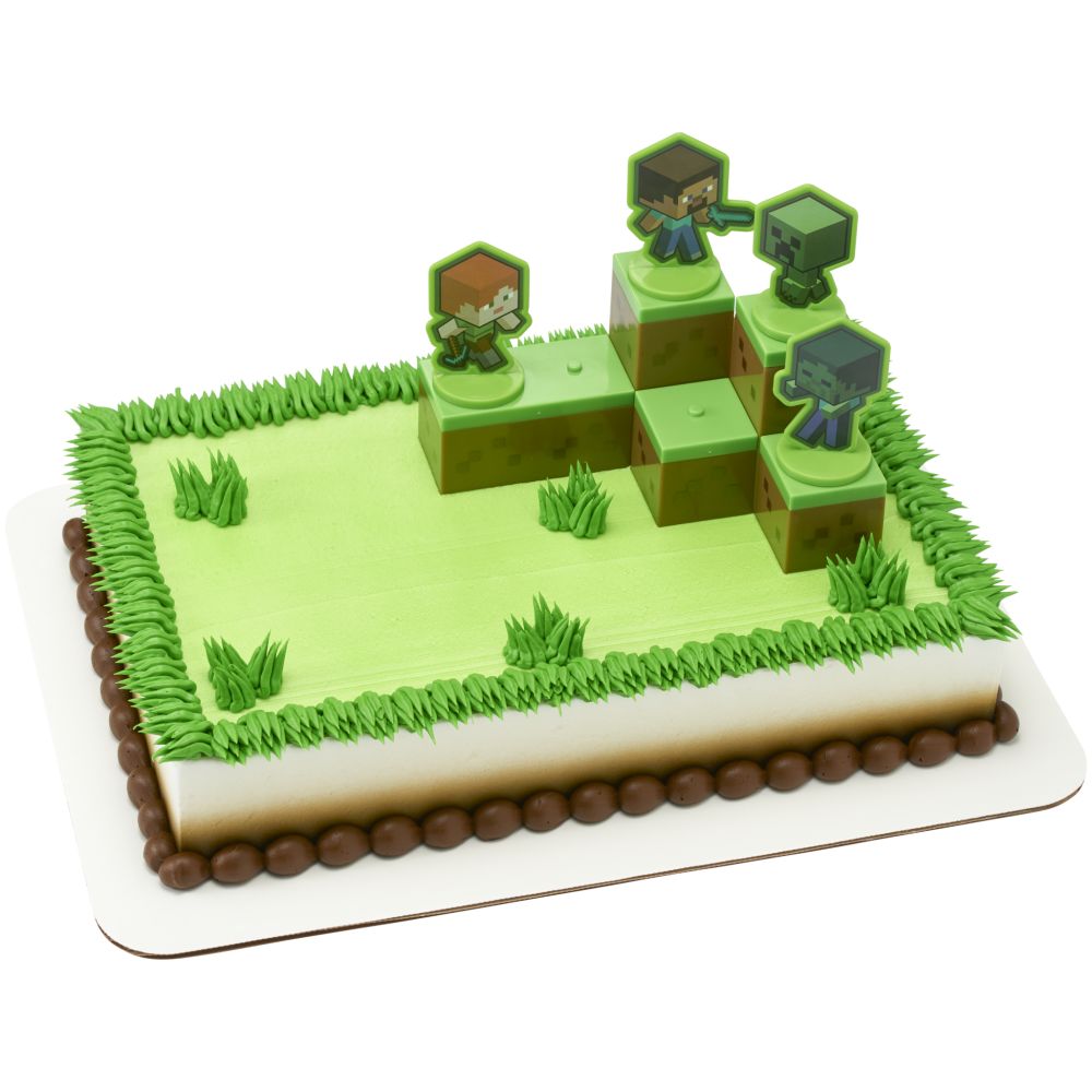 Image Cake MINECRAFT Mobs Beware!