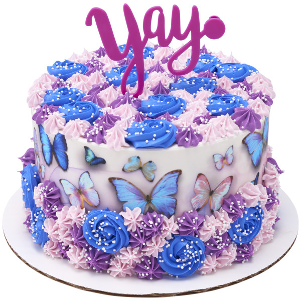 Abstract Butterflies PhotoCake® Edible Image® Strips