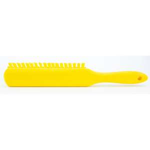 Carlisle, 8in, Soft Counter Brush, Polyester Bristles, Yellow