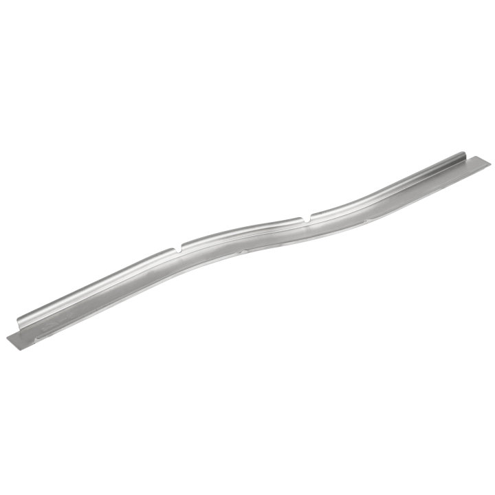 Stainless steel steam table pan adaptor bar for long wild pans