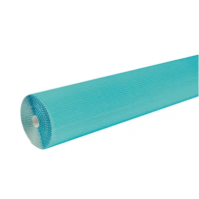 Corobuff Corrugated Paper, Azure, 48" x 25', 1 Roll example 2