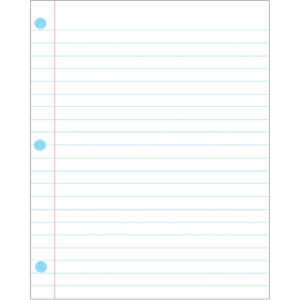 Large Magnetic Notebook Page, 12" x 15"