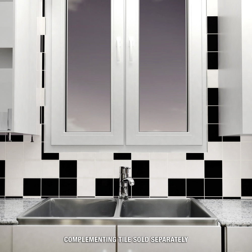 Twist Square Soft Cream 11-3/4 in. x 11-3/4 in. Ceramic Mosaic Tile