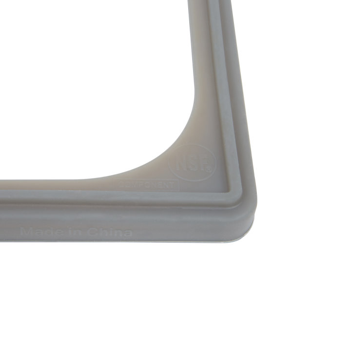 Sixth-size high-temperature silicone pan band in gray