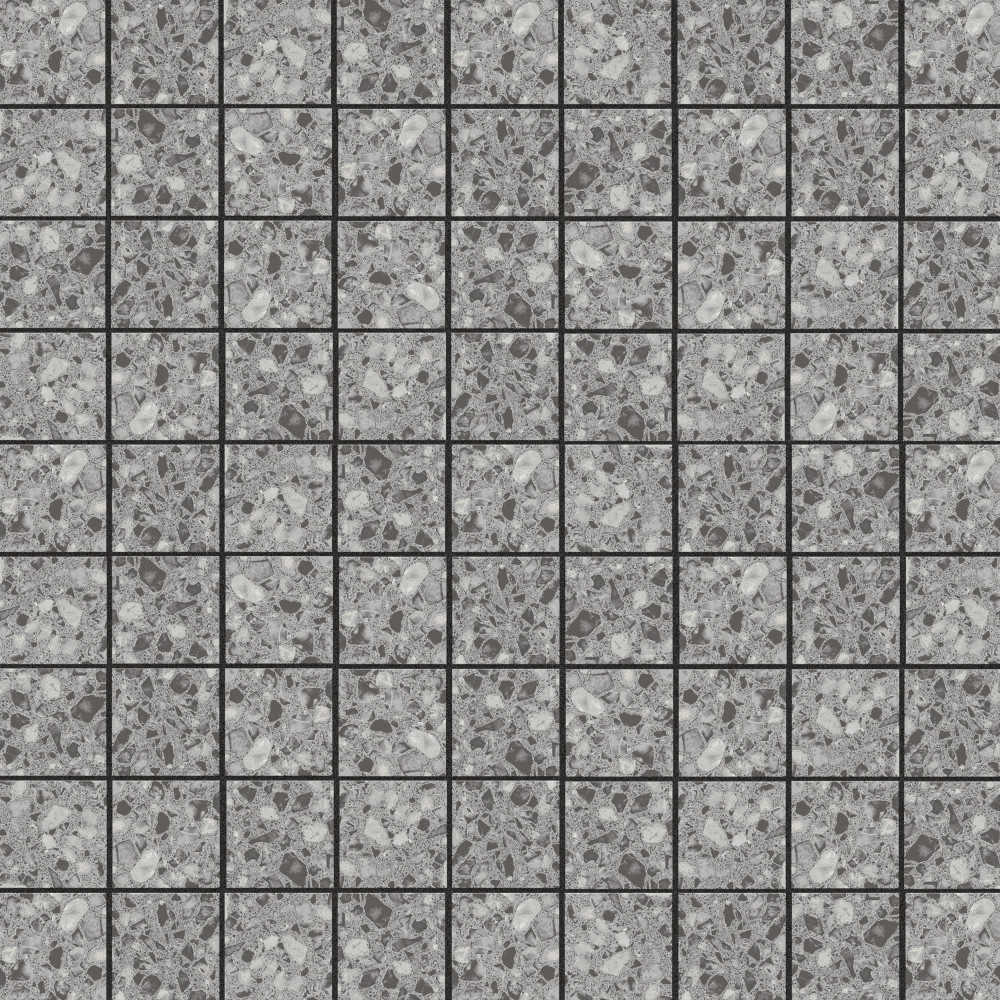 Riviera Taco Nero 1-5/8 in. x 1-5/8 in. Porcelain Floor and Wall Tile
