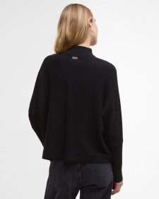 Maglione con zip corta Lola Black