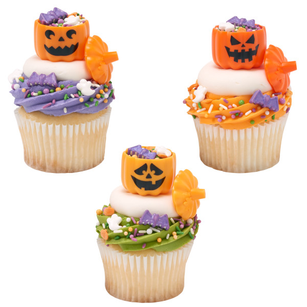 Fillable Pumpkin Cupcake Rings