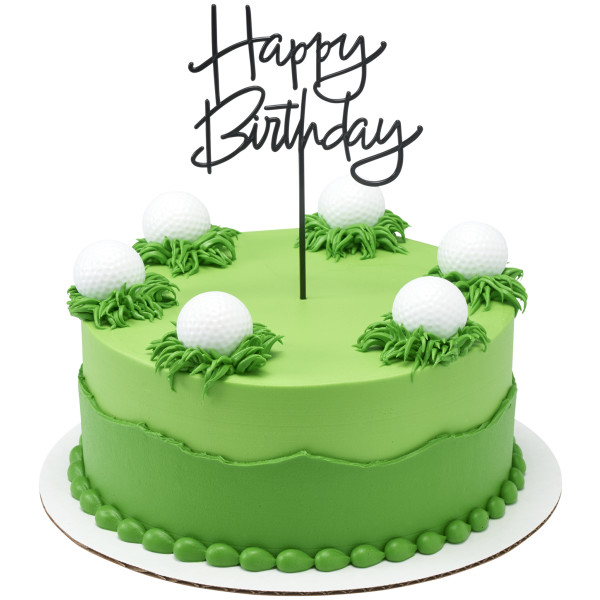 Golf Ball Cupcake Rings