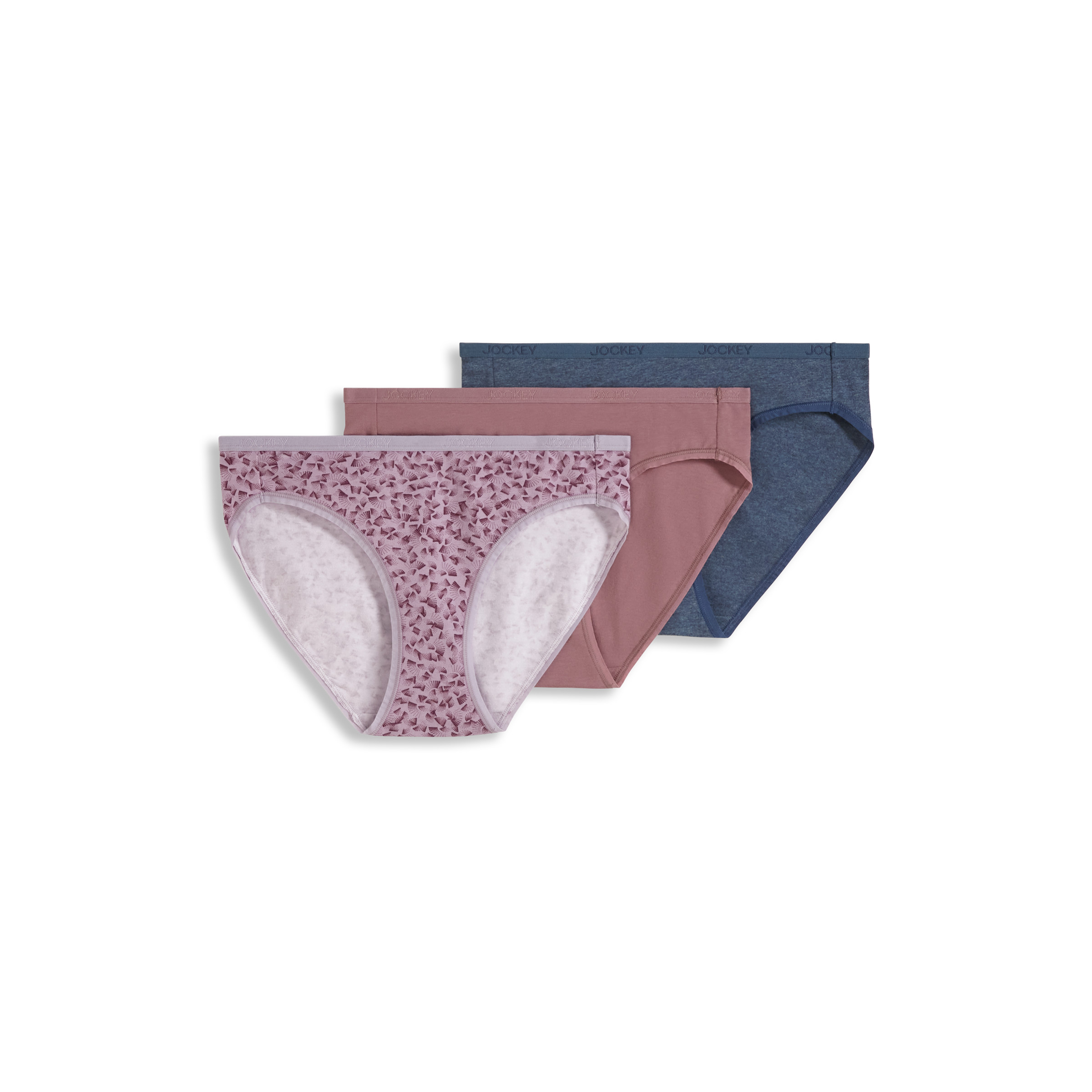 Jockey Women's Organic Cotton Stretch Logo Bikini - 3 Pack - Picture 37 of 41