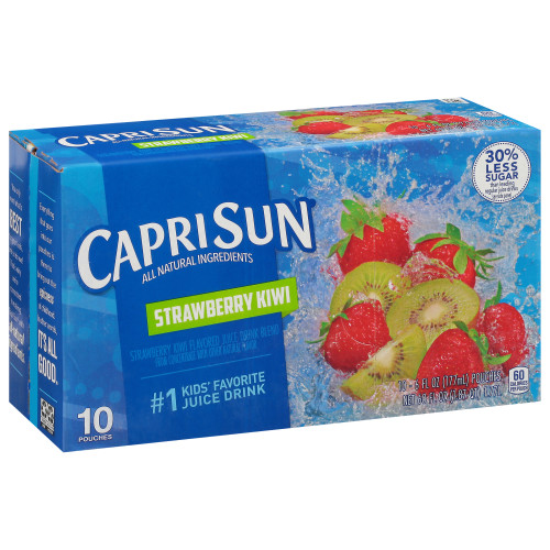 CAPRI SUN Strawberry Juice Pouch, 6 oz. Pouches (Pack of 40)