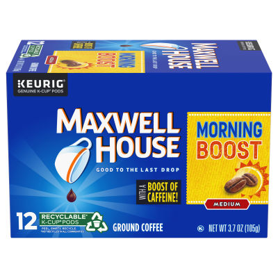 Maxwell House Morning Boost Coffee K-Cup Pods 3.7 oz Box