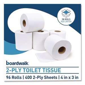 Boardwalk, Deluxe, 2 ply, 4in Bath Tissue