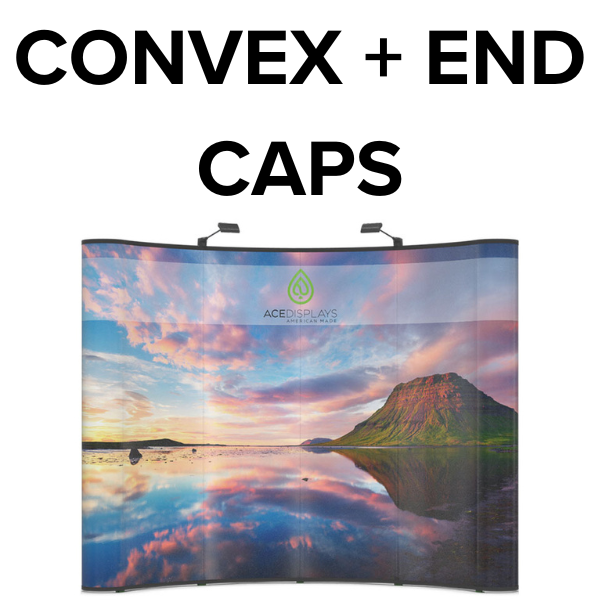Single-Sided (Back Convex Side & End Caps Printed) Graphics