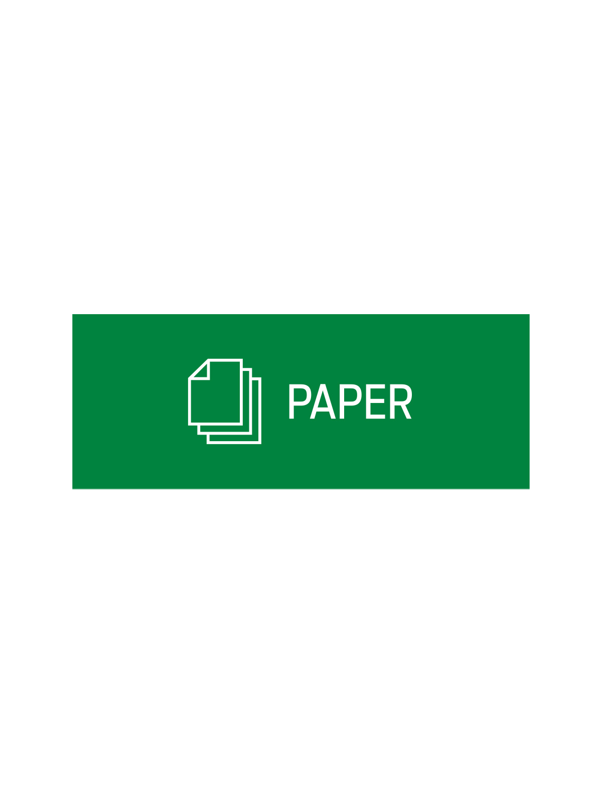 RISE – Triple – Sign – Paper – Green
