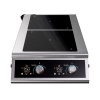 208- to 240-volt 2900-watt front-to-back dual countertop induction range with temperature control probe and programs