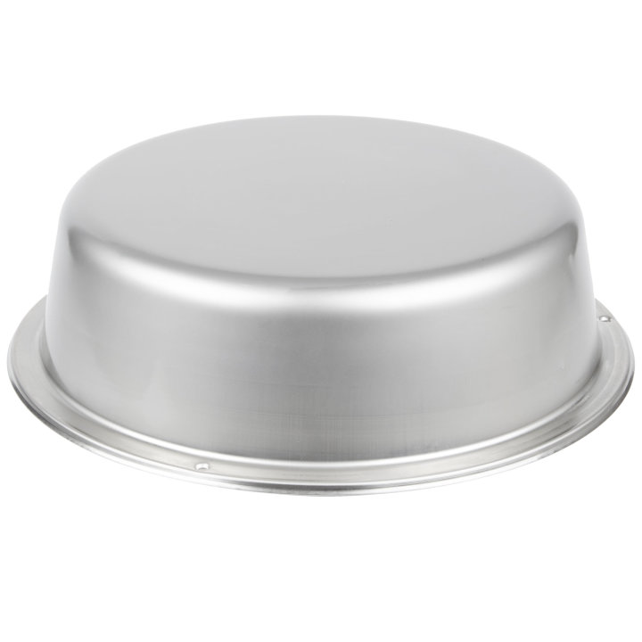 Replacement stainless steel water pan for 5 ⅘-quart Royal Crest round chafer