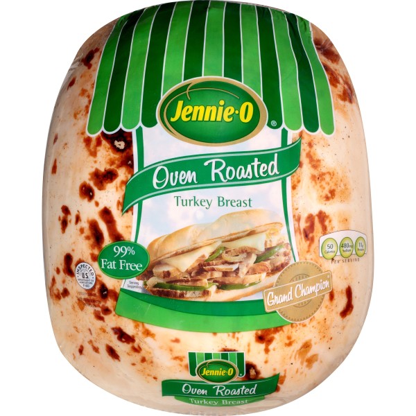 JENNIE-O(r) Premium Oven Browned Turkey Breast, 2pc . A1N1 - Front No Plunge In Package (Low Res)