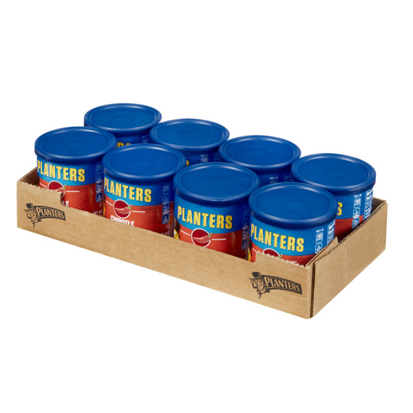 PLANTERS(r) Peanuts Chipotle 8/6oz . C1RM - Front Right Open Case (Hi Res)