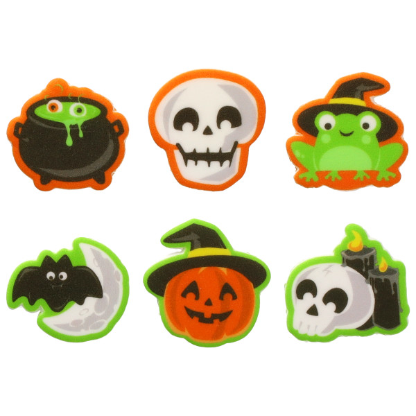 Spooky Halloween - Red 3 Free Sweet Décor® Edible Decorations